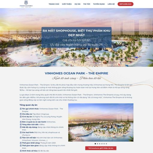 Theme WordPress giới thiệu dự án bất động sản 32 giá rẻ Theme WordPress giới thiệu dự án bất động sản 32 giá rẻ