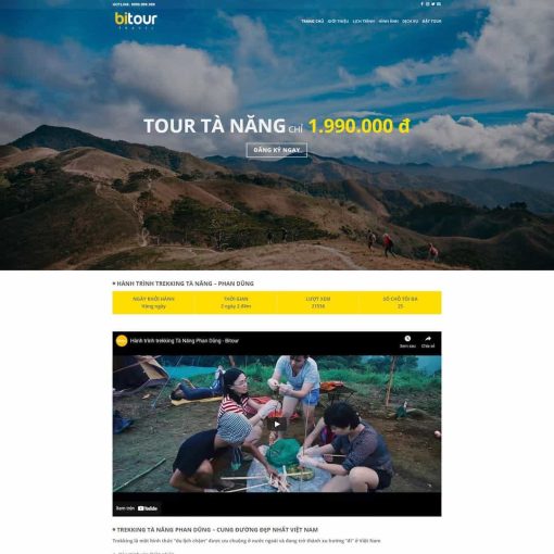 Theme wordpress du lịch bi tour