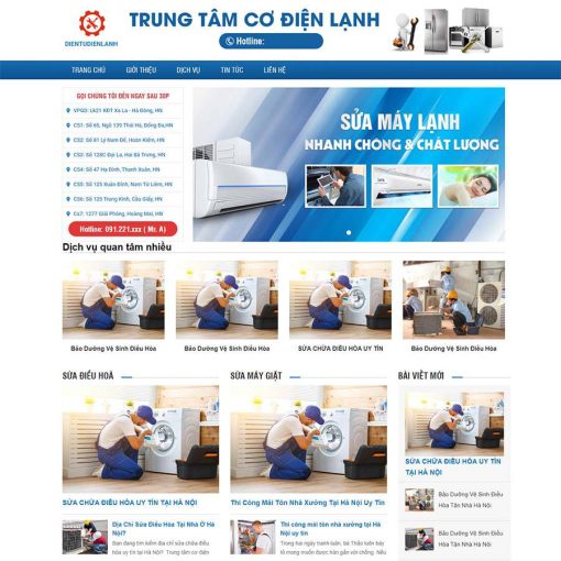 Theme wordpress điện lạnh 2