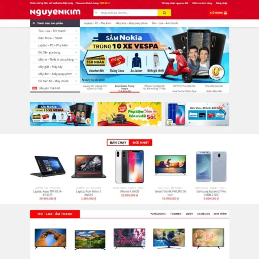 Theme wordpress bán điện máy 4