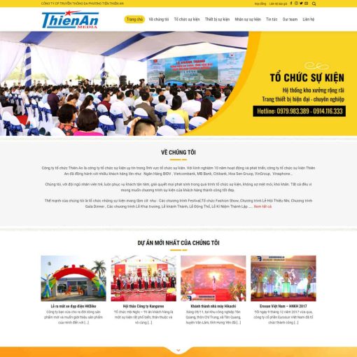 Theme wordpress công ty tổ chức sự kiện 6