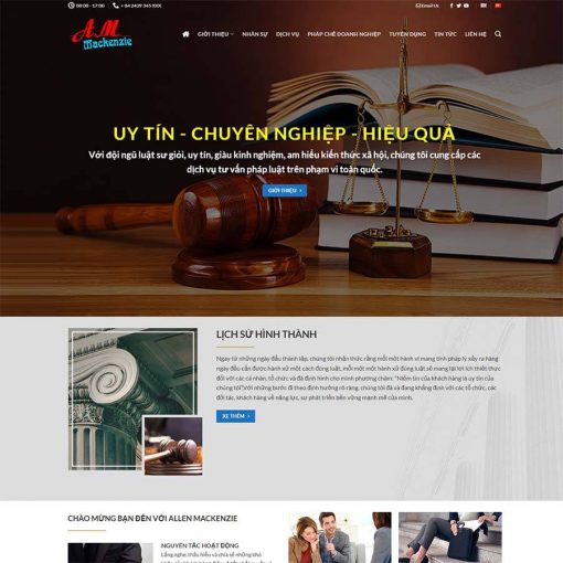 Theme wordpress luật sư 4