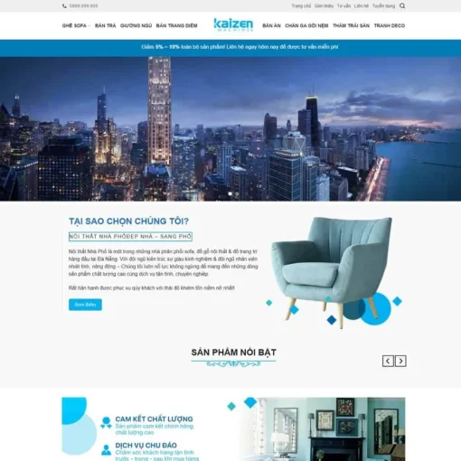 Theme wordpress công ty nội thất 11