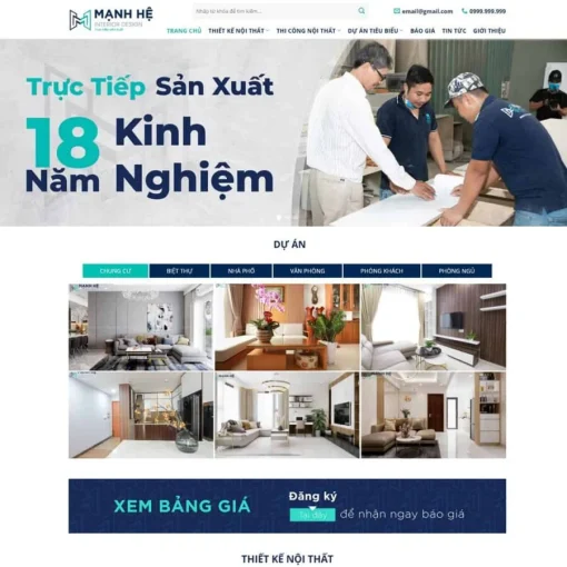 Theme wordpress bán nội thất 14