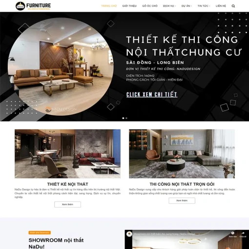 Theme wordpress nội thất 02 chuẩn seo