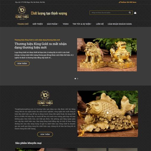 Theme wordpress bán vật phẩm phong thủy 4