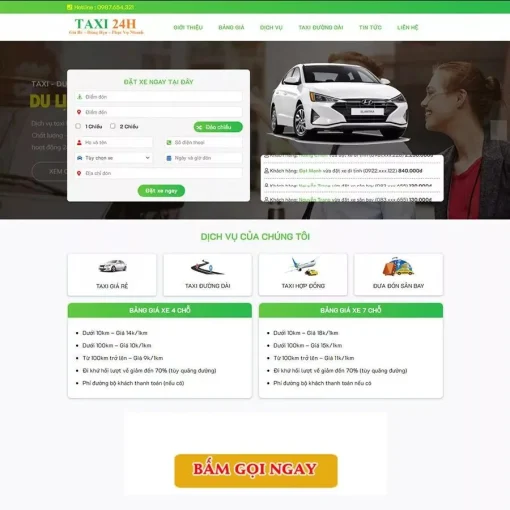 Theme wordpress taxi 2