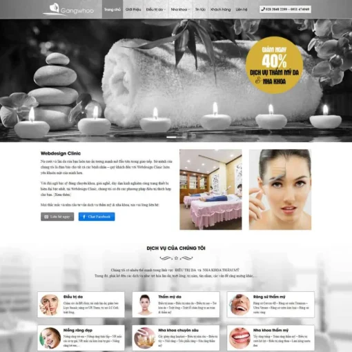 Theme wordpress thẩm mỹ viện