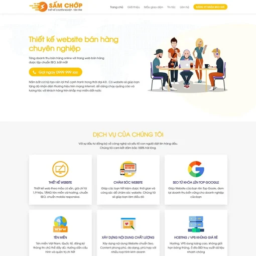 Theme wordpress công ty thiết kế web 7