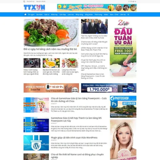 Theme wordpress tin tức