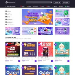 Theme wordpress bán sản phẩm số shoptaikhoan